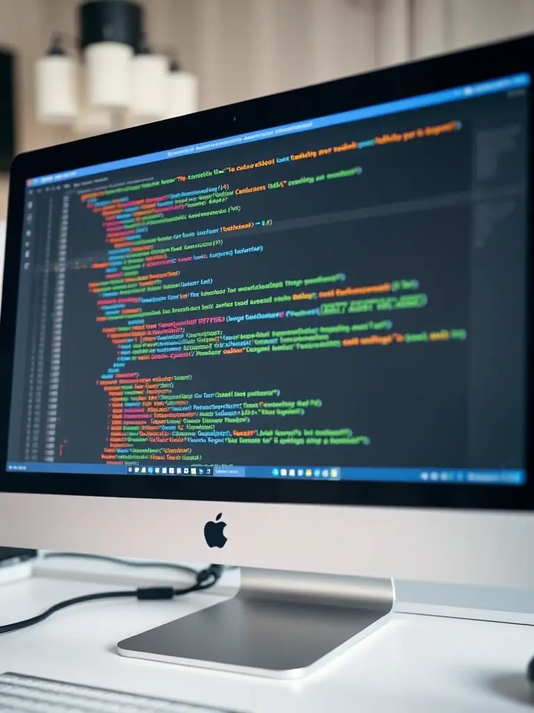 A visually appealing representation of CSS code, showcasing its role in styling and designing a webpage. The image should emphasize the creative and aesthetic aspects of CSS.
