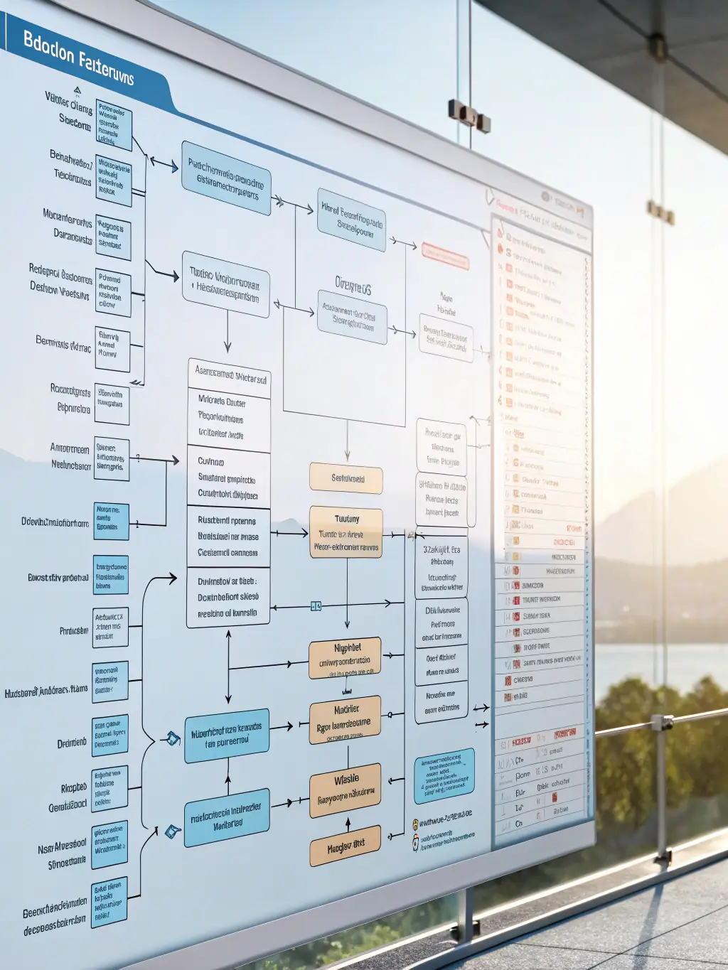 An image depicting a database schema with connections to a web application, illustrating the backend technologies involved in web development. The image should convey the importance of backend technologies in web development.